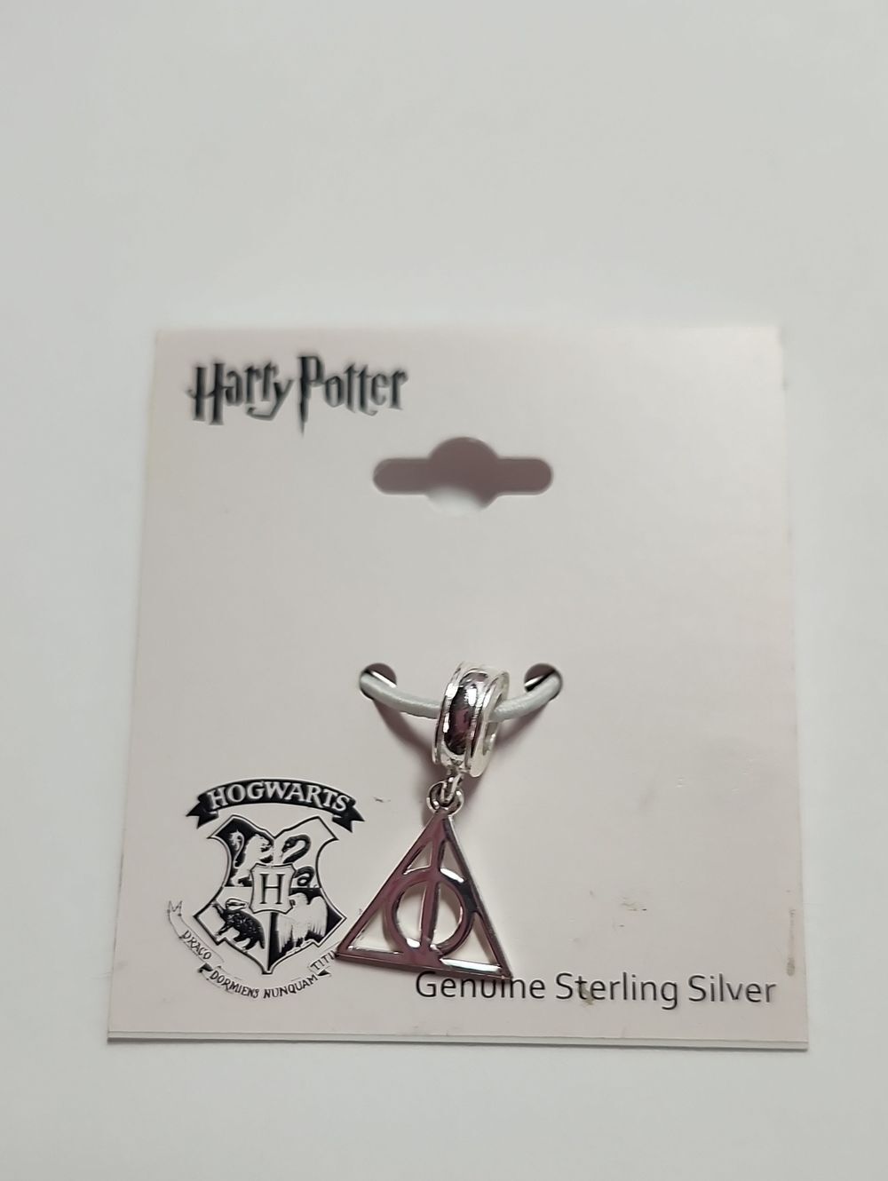 Harry Potter Sterling Silver Deathly Hallows Slider Charm Pendant